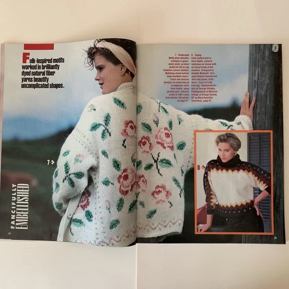 Knitting With Simplicity Magazine 30 Winning Fall Designs Full Patterns Included - Picture 6 of 17